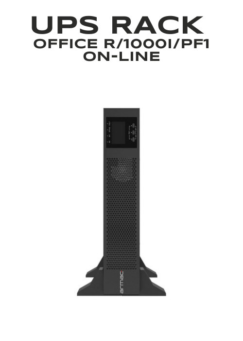 UPS RACK OFFICE R/1000I/PF1 ON-LINE